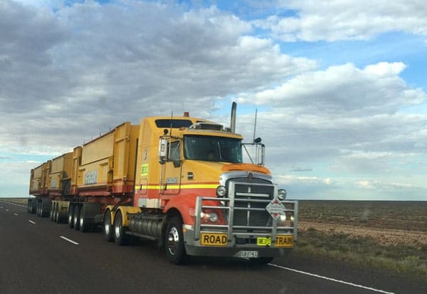 Photo of truck on road