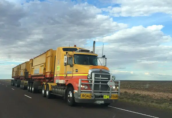 Photo of truck on road