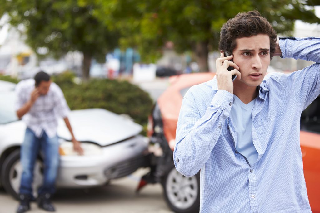 Backup Car Accident 