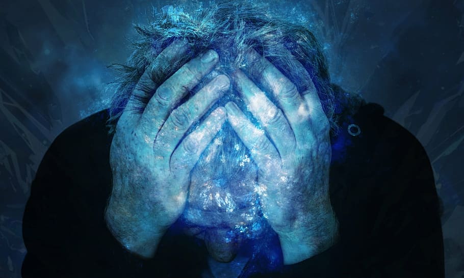 Distress after car accident man with PTSD