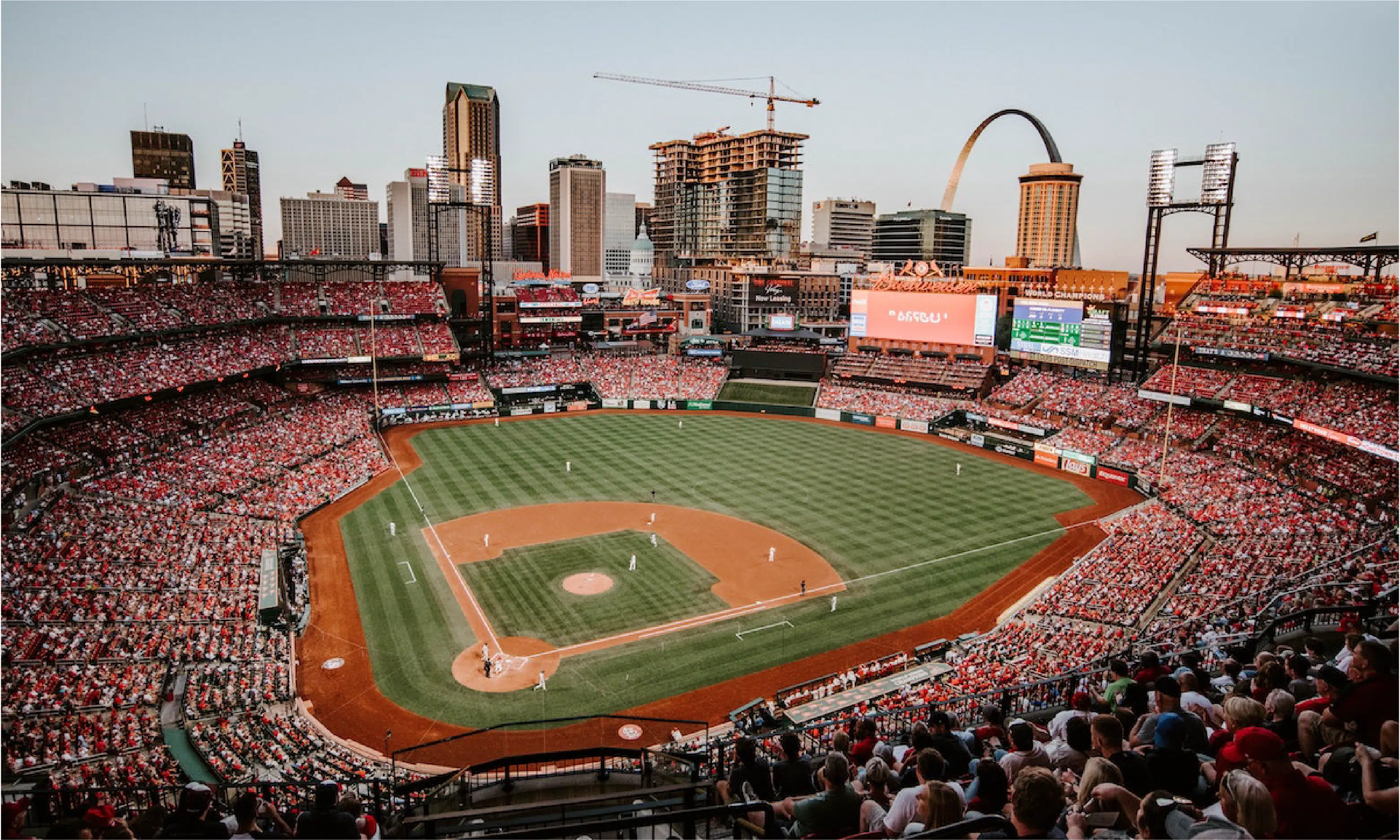 Interior view of Busch Stadium in St. Louis, which is subject to Missouri dram shop law