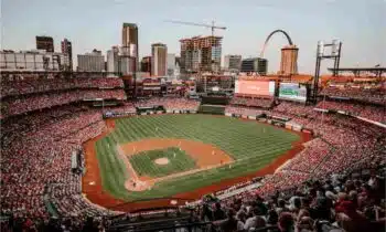 Interior view of Busch Stadium in St. Louis, which is subject to Missouri dram shop law