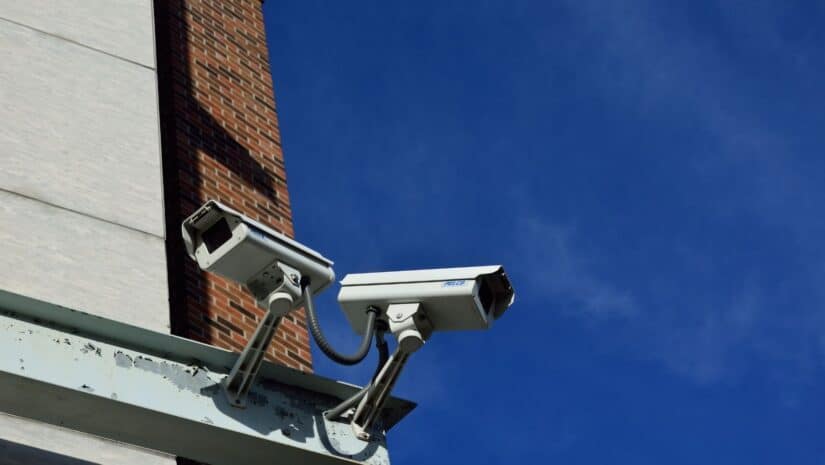 cameras recording slip and fall accidents