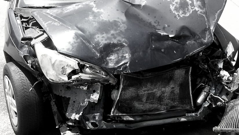 Car after an accident