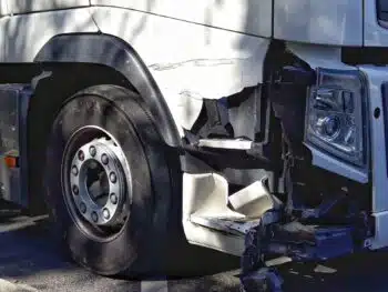 Photo of a Truck Accident