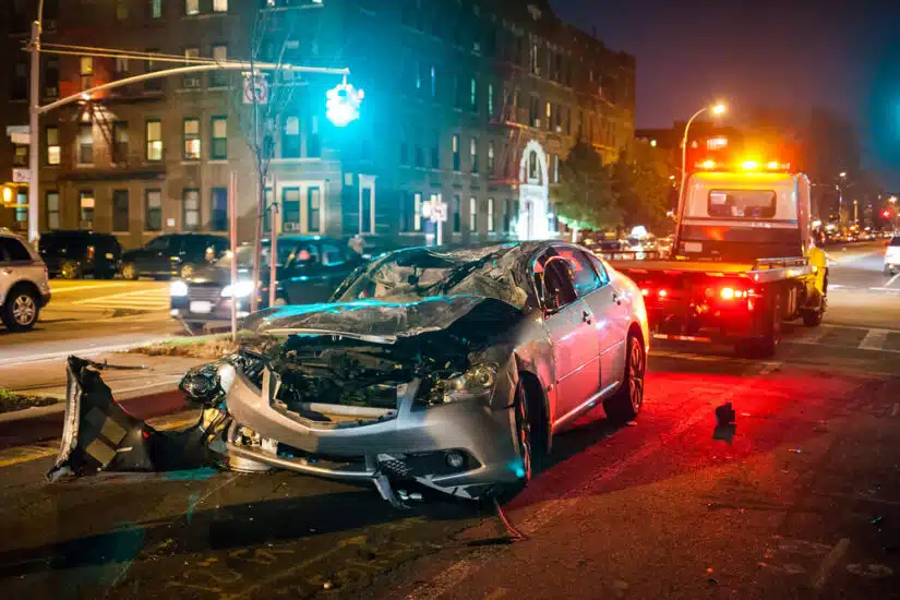 Photo of a Car Crash Scene