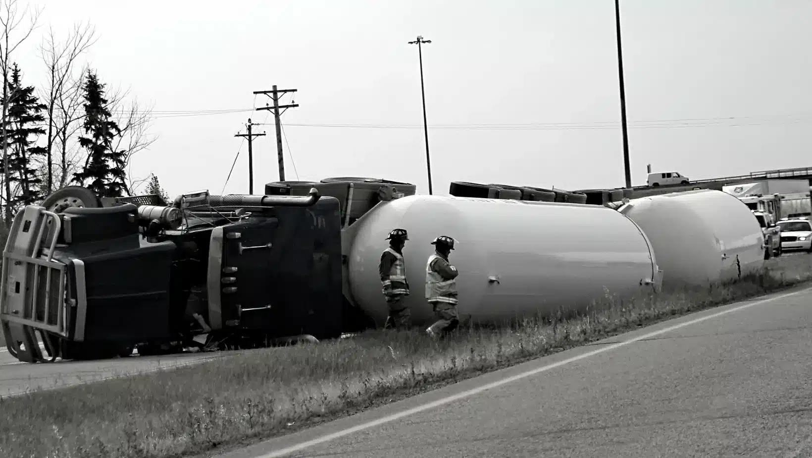 truck accident on a Missouri highway