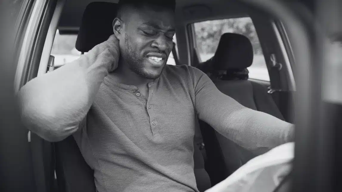 victim experiencing numbness after a car accident