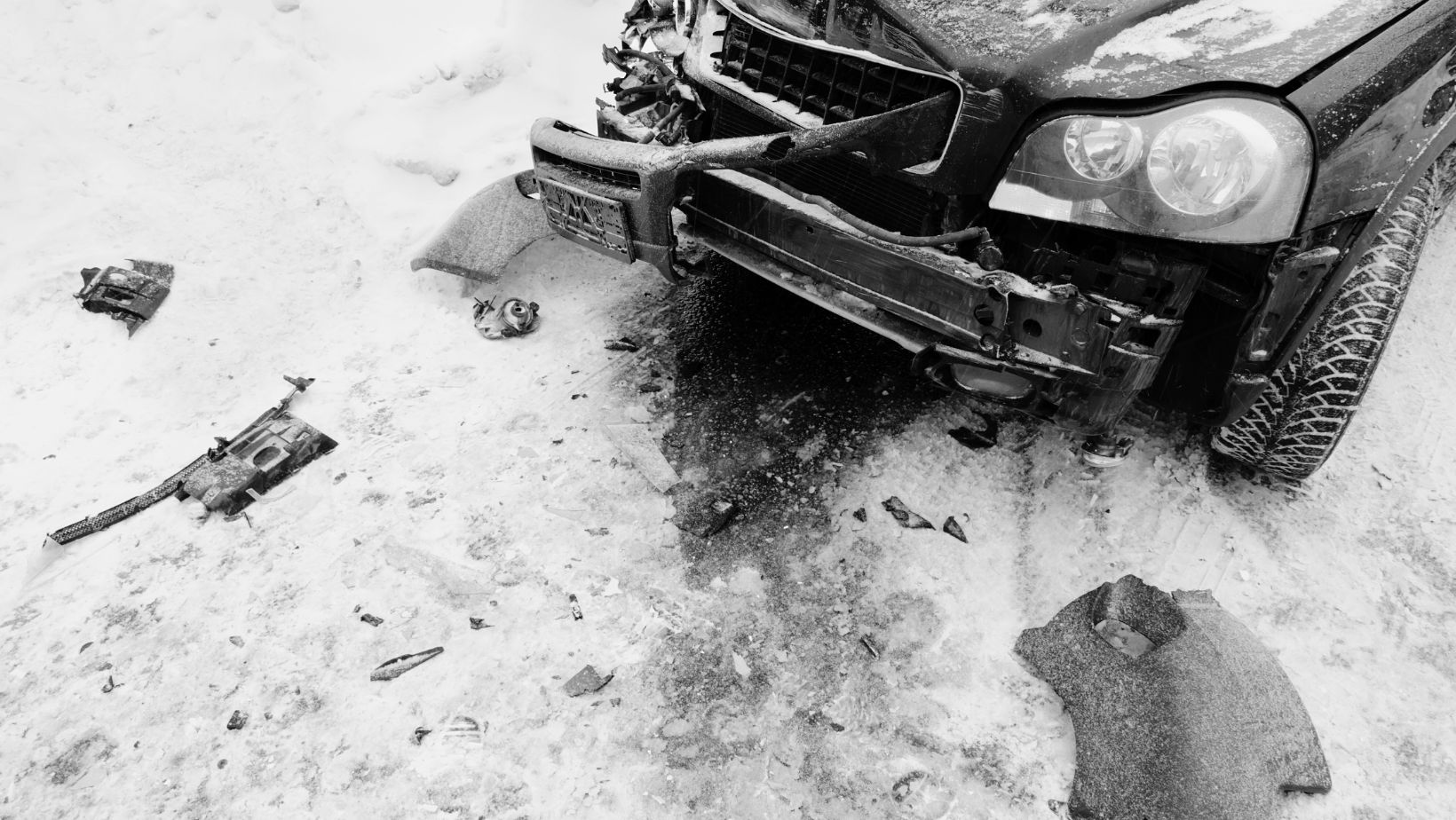 car accident in ice