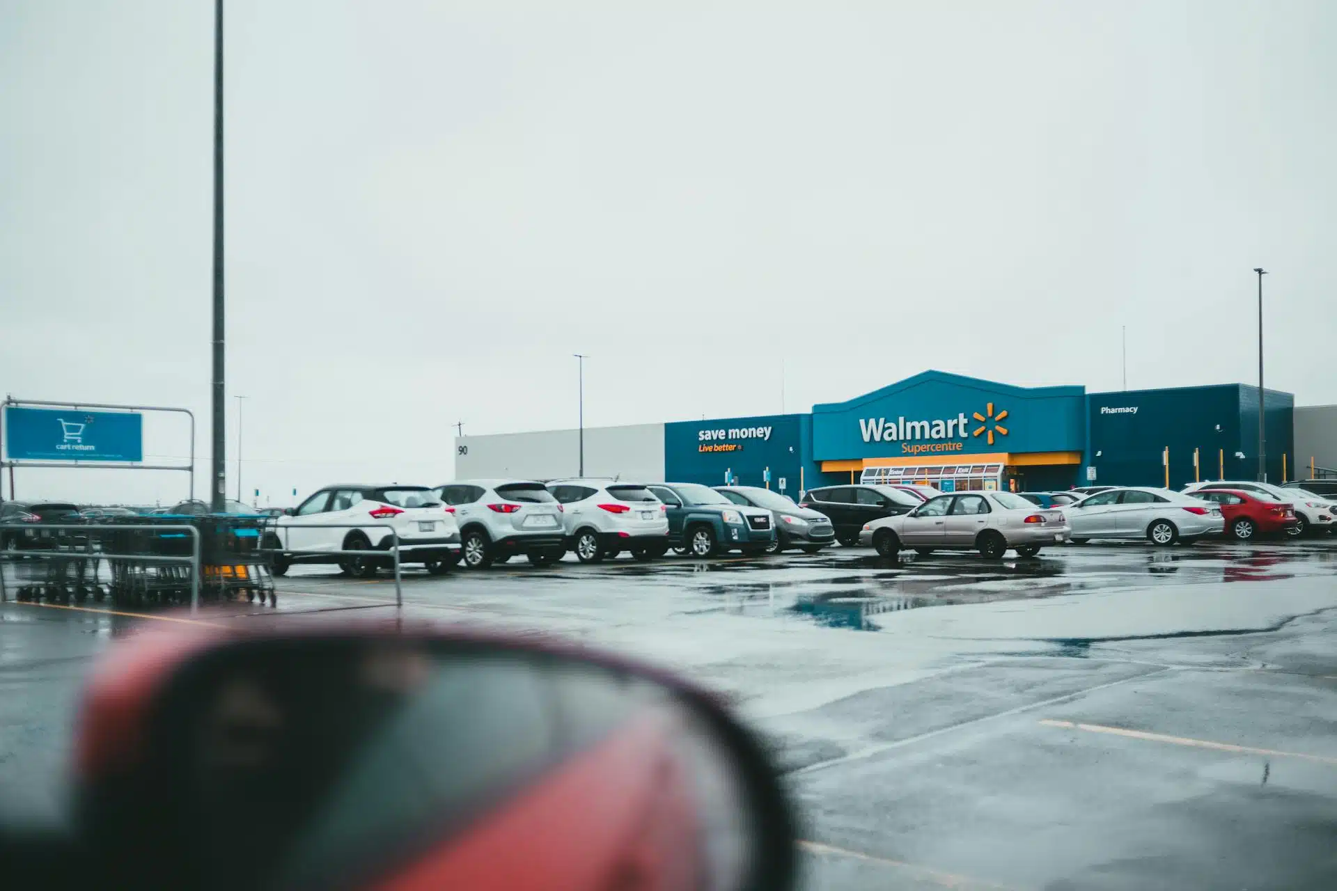 photo of walmart from a distance security measures